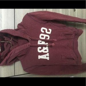 Abercrombie & Fitch Logo Pullover Hoodie
